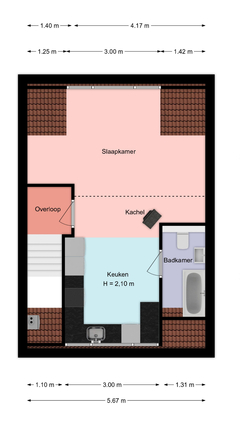 Gallery item van Veldkuilstraat 21 , Kerkrade